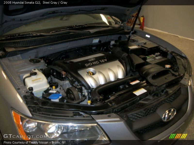 Steel Gray / Gray 2008 Hyundai Sonata GLS