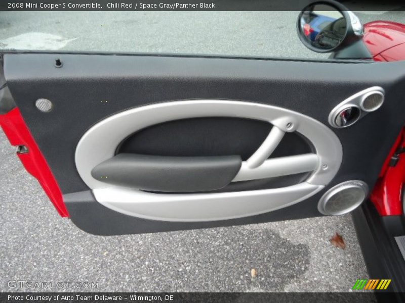 Chili Red / Space Gray/Panther Black 2008 Mini Cooper S Convertible