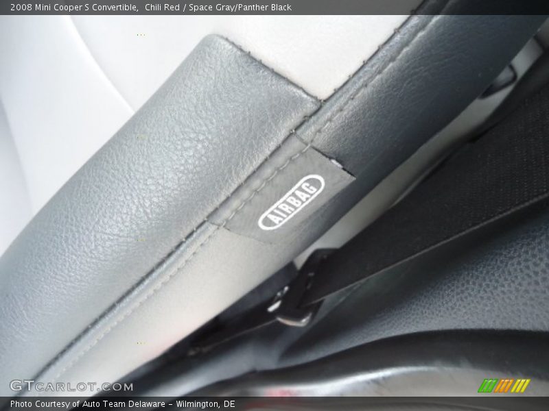 Chili Red / Space Gray/Panther Black 2008 Mini Cooper S Convertible