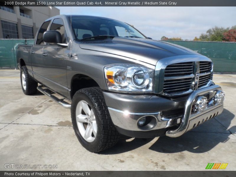 Mineral Gray Metallic / Medium Slate Gray 2008 Dodge Ram 1500 Lone Star Edition Quad Cab 4x4
