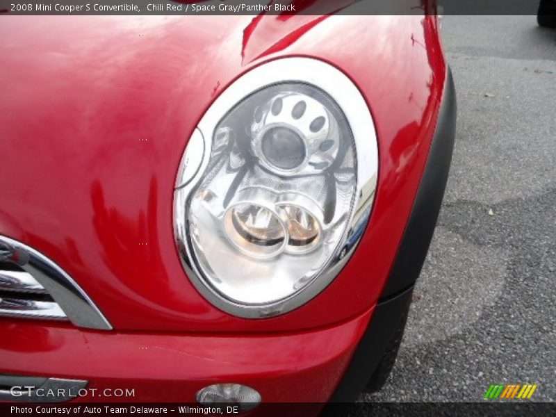 Chili Red / Space Gray/Panther Black 2008 Mini Cooper S Convertible
