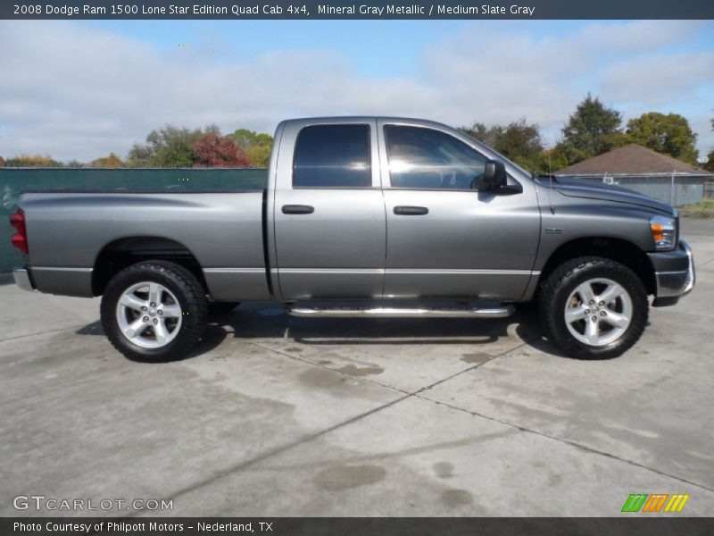 Mineral Gray Metallic / Medium Slate Gray 2008 Dodge Ram 1500 Lone Star Edition Quad Cab 4x4