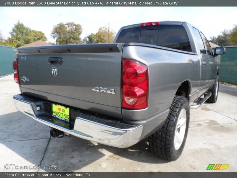 Mineral Gray Metallic / Medium Slate Gray 2008 Dodge Ram 1500 Lone Star Edition Quad Cab 4x4