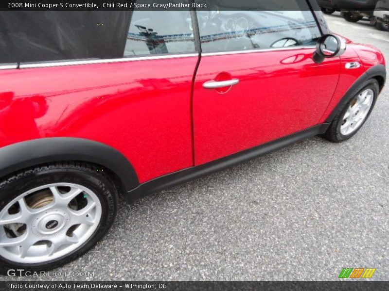 Chili Red / Space Gray/Panther Black 2008 Mini Cooper S Convertible