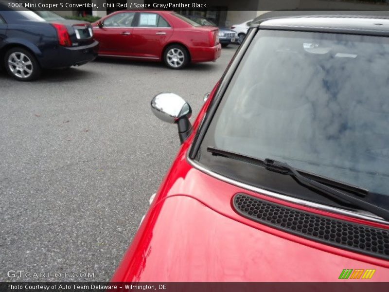 Chili Red / Space Gray/Panther Black 2008 Mini Cooper S Convertible