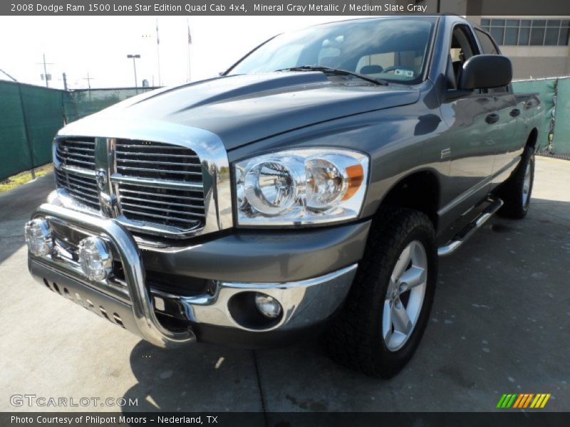 Mineral Gray Metallic / Medium Slate Gray 2008 Dodge Ram 1500 Lone Star Edition Quad Cab 4x4