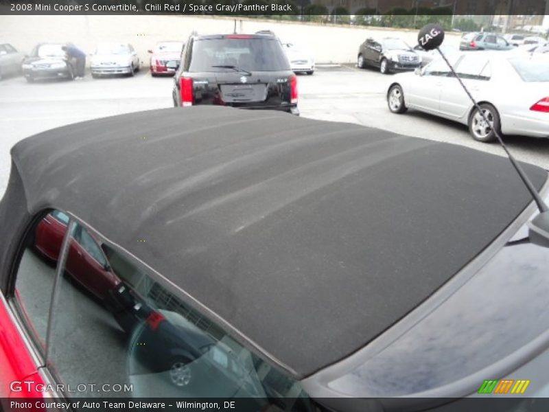 Chili Red / Space Gray/Panther Black 2008 Mini Cooper S Convertible