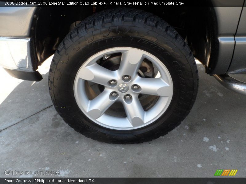 Mineral Gray Metallic / Medium Slate Gray 2008 Dodge Ram 1500 Lone Star Edition Quad Cab 4x4