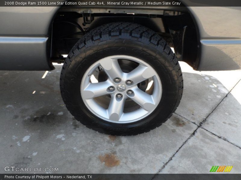 Mineral Gray Metallic / Medium Slate Gray 2008 Dodge Ram 1500 Lone Star Edition Quad Cab 4x4