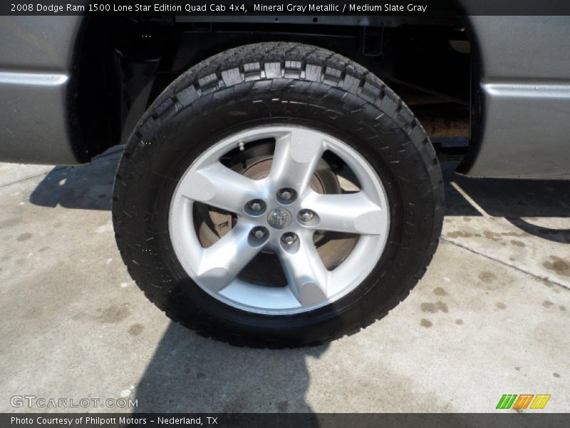 Mineral Gray Metallic / Medium Slate Gray 2008 Dodge Ram 1500 Lone Star Edition Quad Cab 4x4