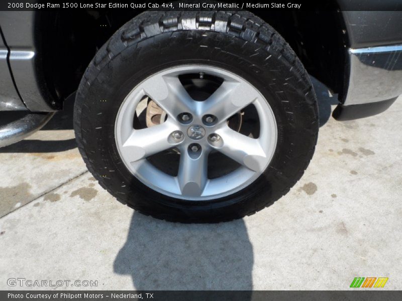 Mineral Gray Metallic / Medium Slate Gray 2008 Dodge Ram 1500 Lone Star Edition Quad Cab 4x4