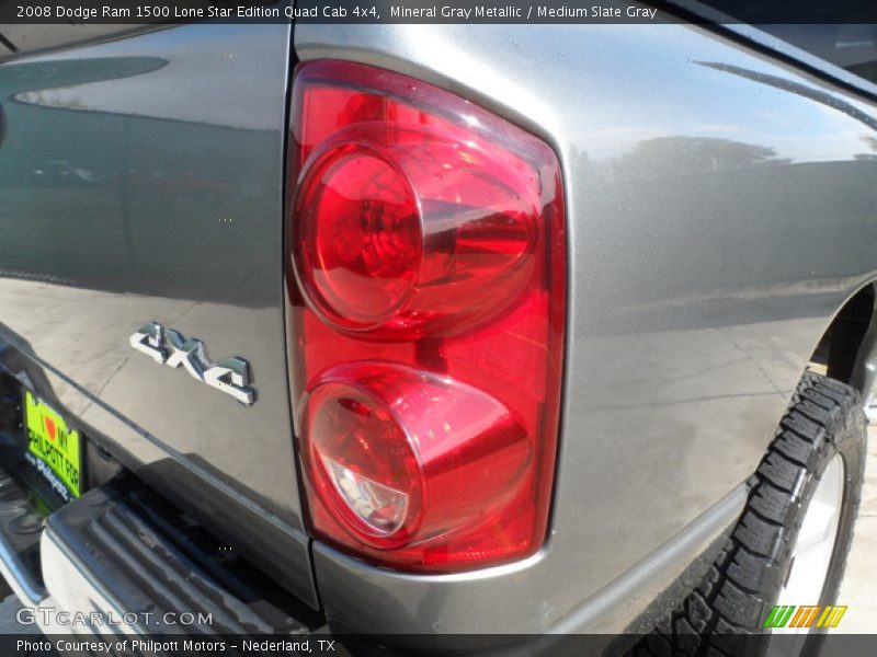 Mineral Gray Metallic / Medium Slate Gray 2008 Dodge Ram 1500 Lone Star Edition Quad Cab 4x4
