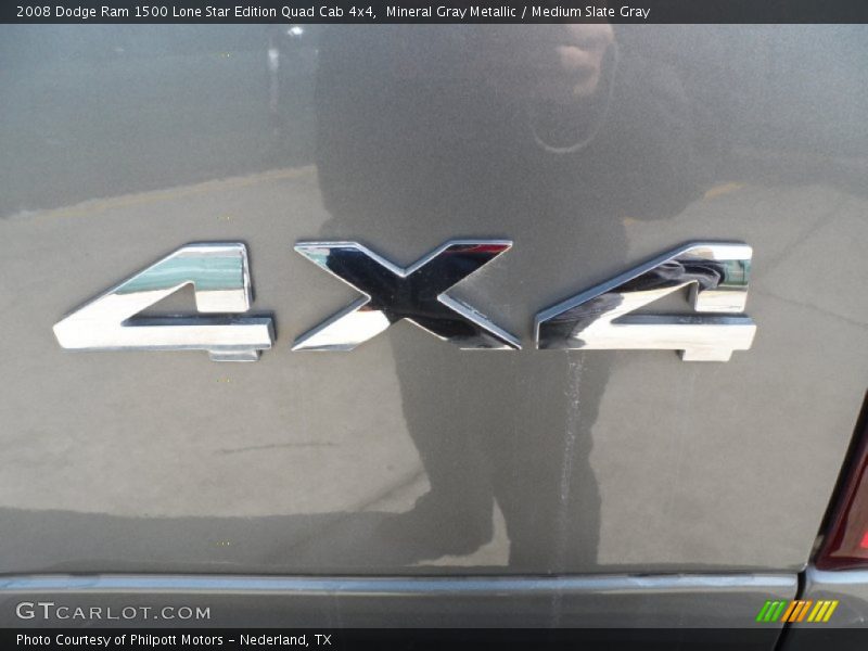 Mineral Gray Metallic / Medium Slate Gray 2008 Dodge Ram 1500 Lone Star Edition Quad Cab 4x4
