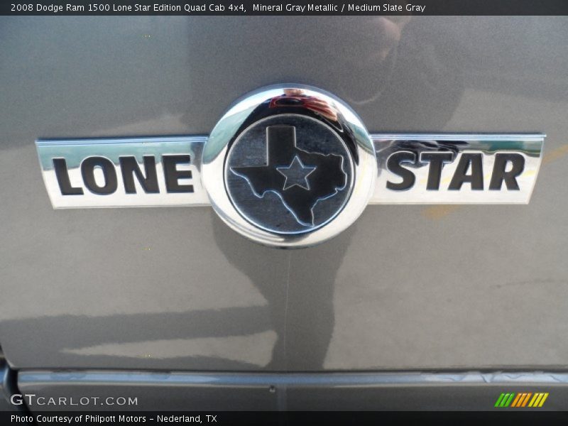 Mineral Gray Metallic / Medium Slate Gray 2008 Dodge Ram 1500 Lone Star Edition Quad Cab 4x4
