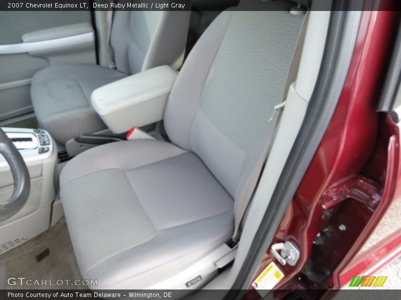 Deep Ruby Metallic / Light Gray 2007 Chevrolet Equinox LT