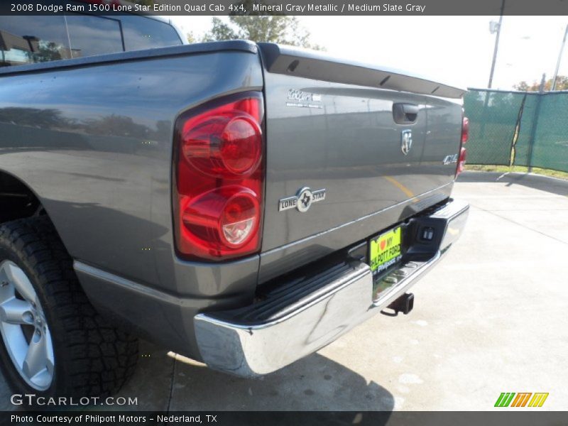 Mineral Gray Metallic / Medium Slate Gray 2008 Dodge Ram 1500 Lone Star Edition Quad Cab 4x4