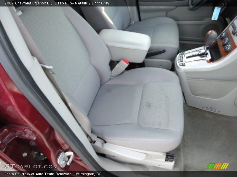 Deep Ruby Metallic / Light Gray 2007 Chevrolet Equinox LT