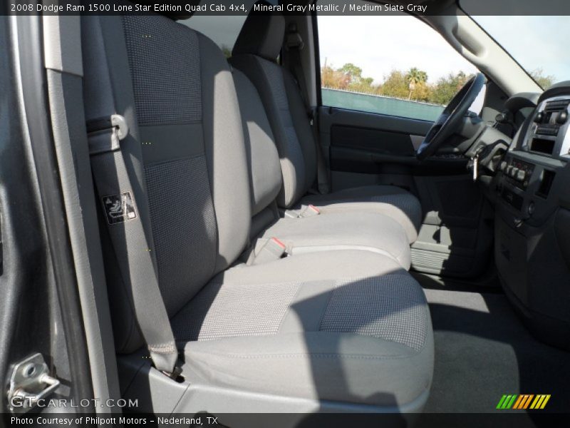 Mineral Gray Metallic / Medium Slate Gray 2008 Dodge Ram 1500 Lone Star Edition Quad Cab 4x4