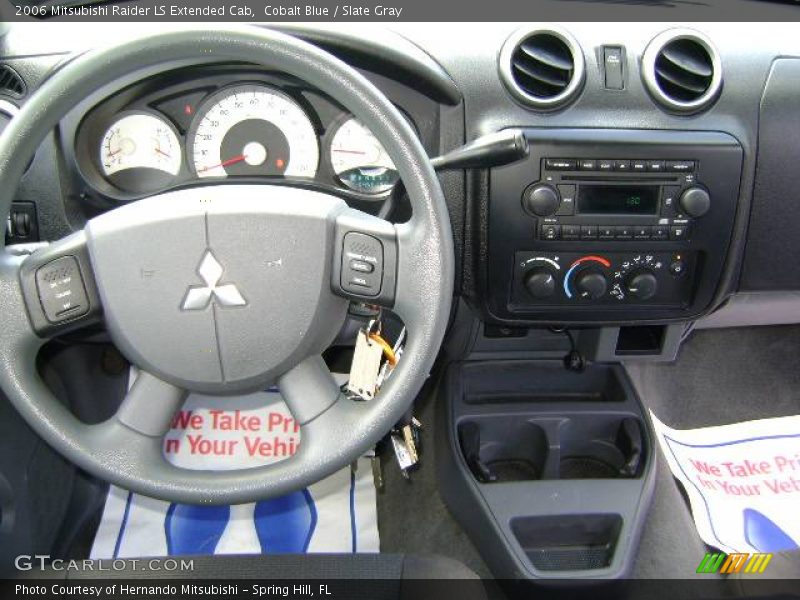 Cobalt Blue / Slate Gray 2006 Mitsubishi Raider LS Extended Cab