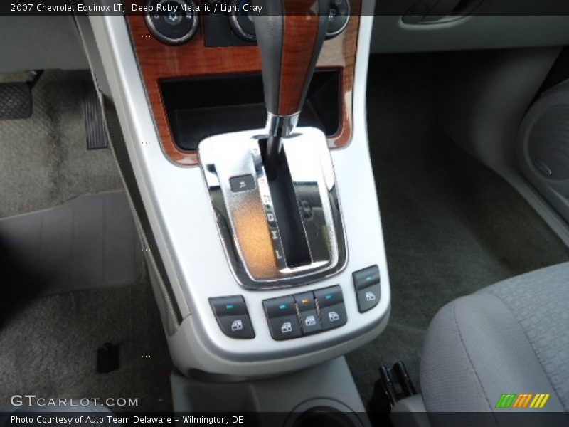 Deep Ruby Metallic / Light Gray 2007 Chevrolet Equinox LT