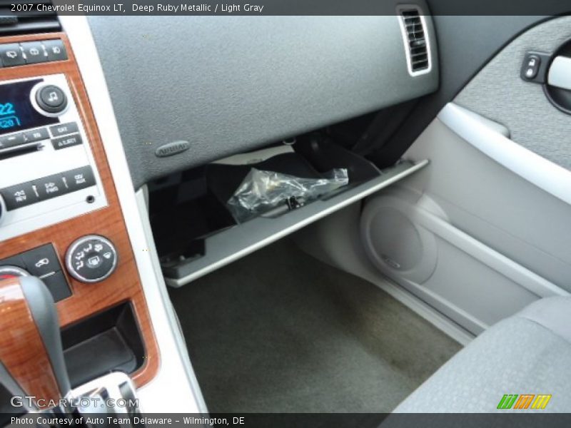 Deep Ruby Metallic / Light Gray 2007 Chevrolet Equinox LT