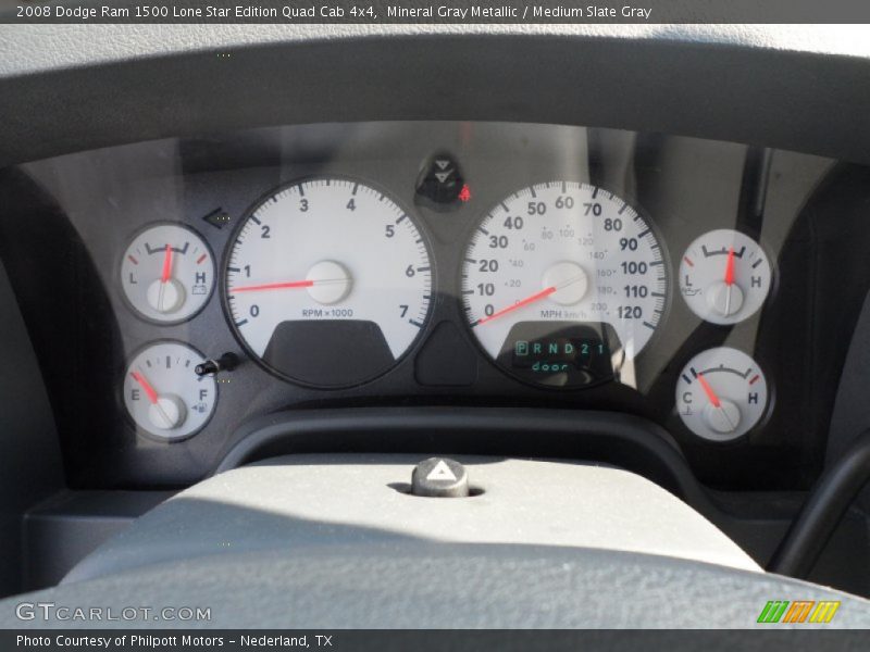 Mineral Gray Metallic / Medium Slate Gray 2008 Dodge Ram 1500 Lone Star Edition Quad Cab 4x4