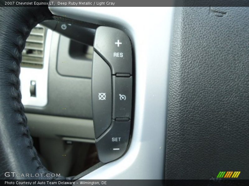 Deep Ruby Metallic / Light Gray 2007 Chevrolet Equinox LT