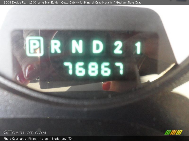 Mineral Gray Metallic / Medium Slate Gray 2008 Dodge Ram 1500 Lone Star Edition Quad Cab 4x4