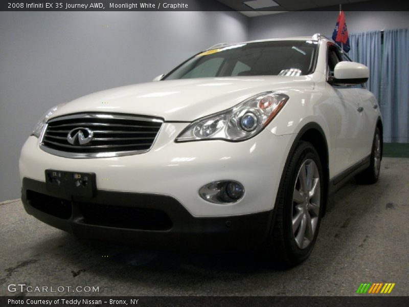 Moonlight White / Graphite 2008 Infiniti EX 35 Journey AWD