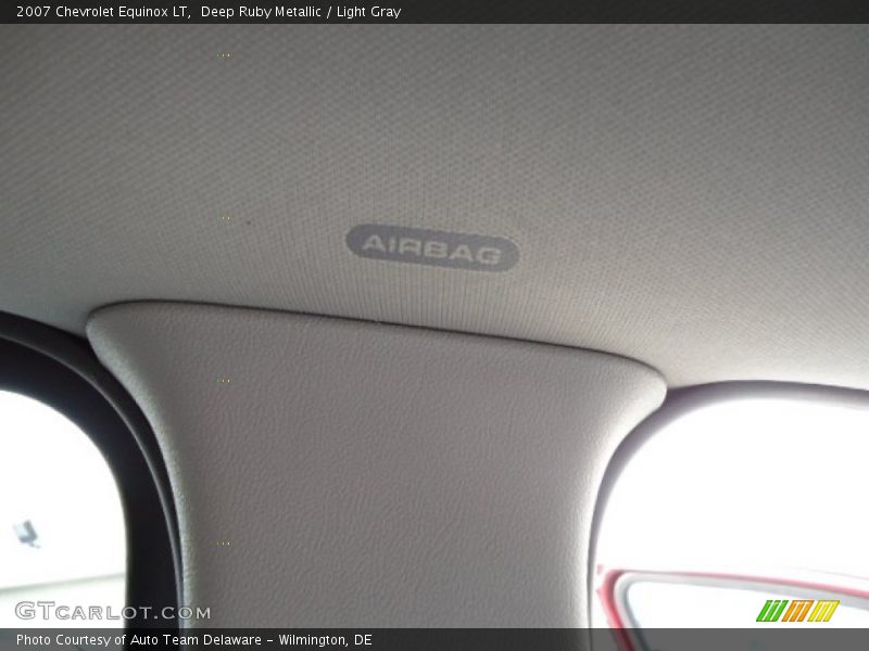 Deep Ruby Metallic / Light Gray 2007 Chevrolet Equinox LT
