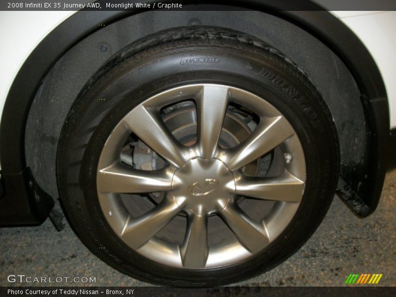 Moonlight White / Graphite 2008 Infiniti EX 35 Journey AWD