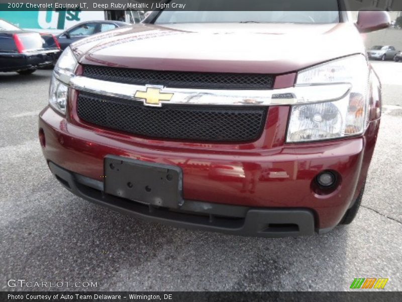 Deep Ruby Metallic / Light Gray 2007 Chevrolet Equinox LT