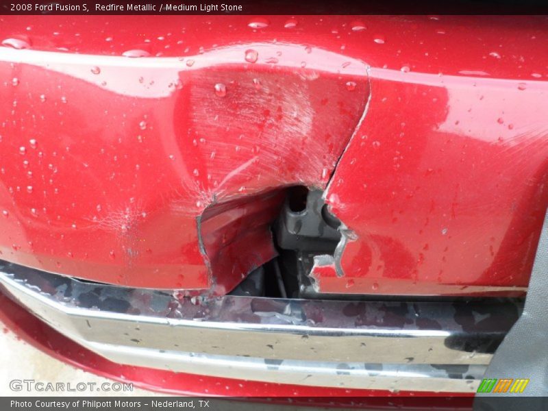 Redfire Metallic / Medium Light Stone 2008 Ford Fusion S