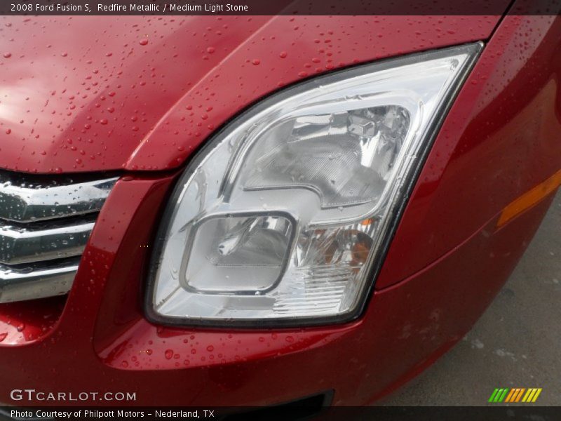 Redfire Metallic / Medium Light Stone 2008 Ford Fusion S