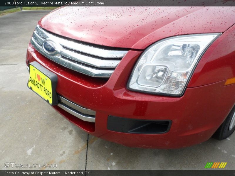Redfire Metallic / Medium Light Stone 2008 Ford Fusion S