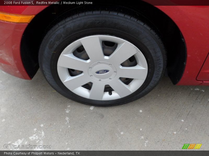 Redfire Metallic / Medium Light Stone 2008 Ford Fusion S