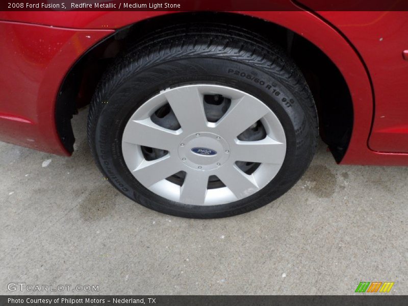 Redfire Metallic / Medium Light Stone 2008 Ford Fusion S