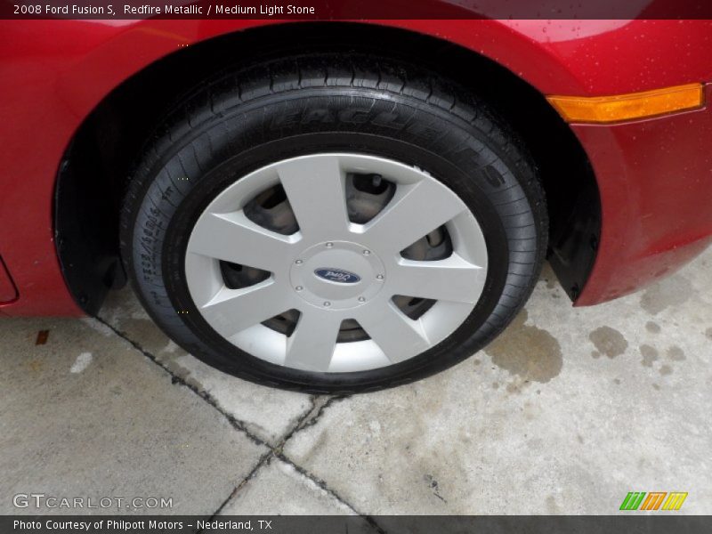 Redfire Metallic / Medium Light Stone 2008 Ford Fusion S