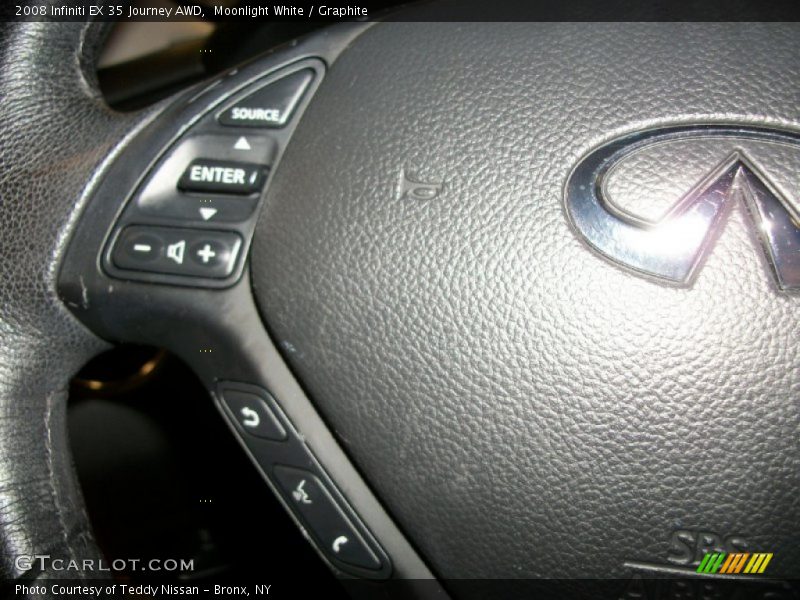 Moonlight White / Graphite 2008 Infiniti EX 35 Journey AWD