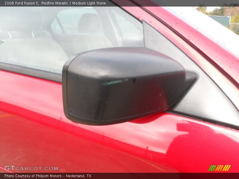 Redfire Metallic / Medium Light Stone 2008 Ford Fusion S