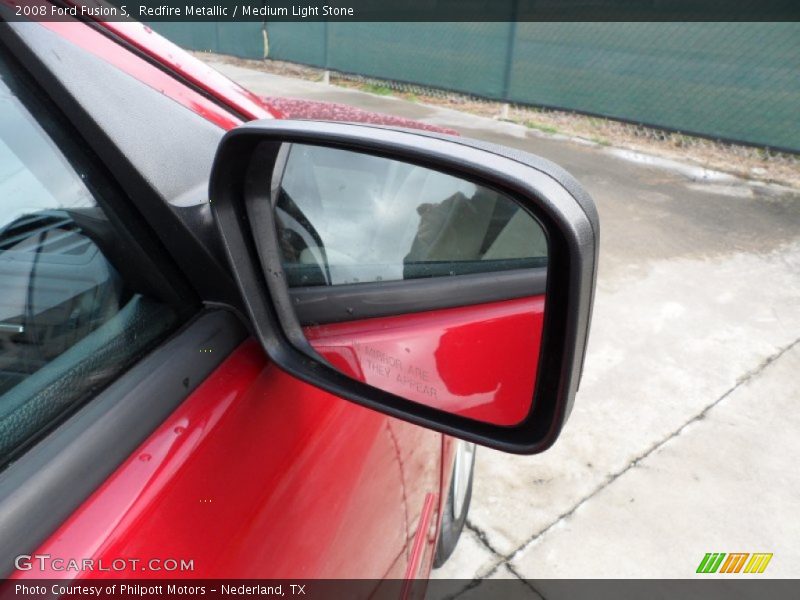 Redfire Metallic / Medium Light Stone 2008 Ford Fusion S