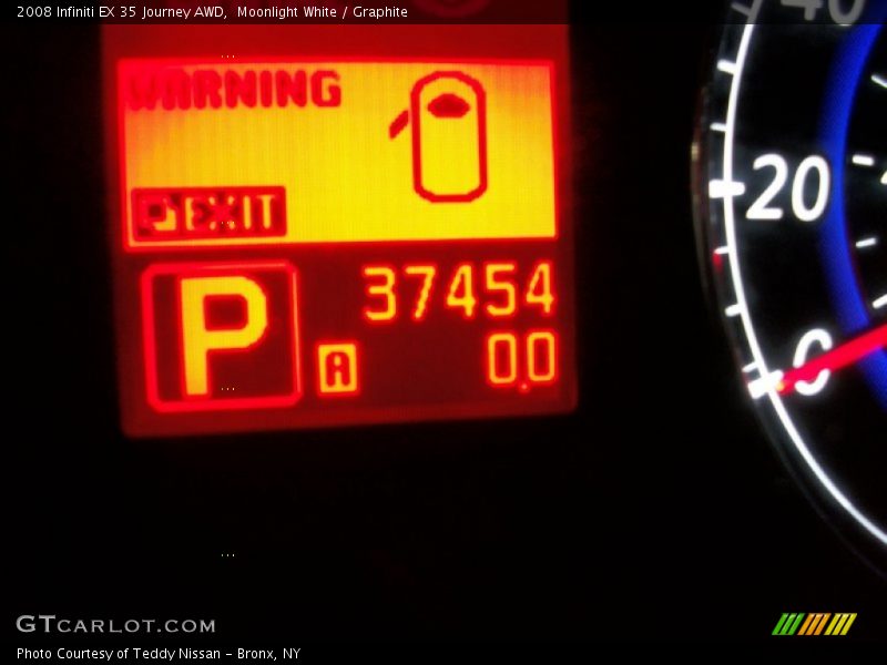 Moonlight White / Graphite 2008 Infiniti EX 35 Journey AWD