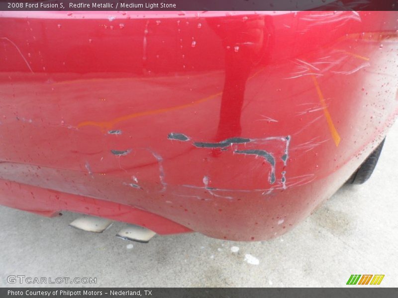 Redfire Metallic / Medium Light Stone 2008 Ford Fusion S