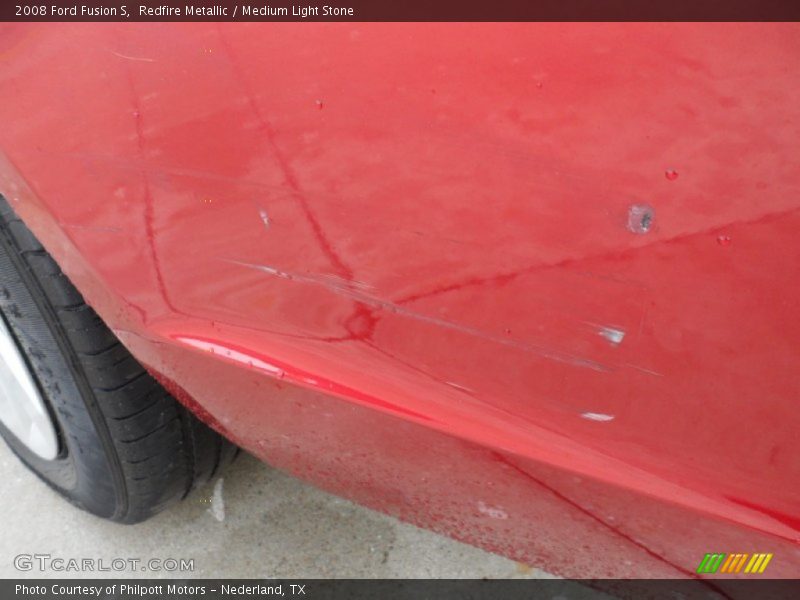 Redfire Metallic / Medium Light Stone 2008 Ford Fusion S