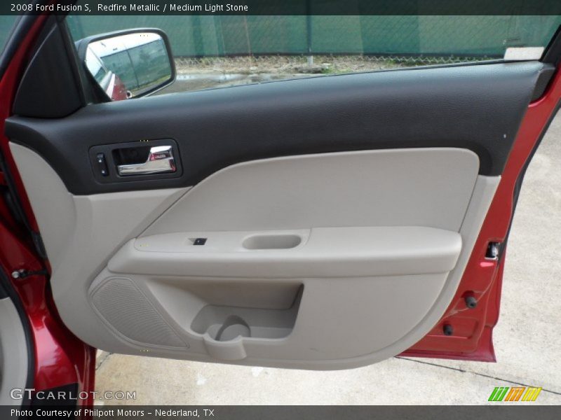 Redfire Metallic / Medium Light Stone 2008 Ford Fusion S