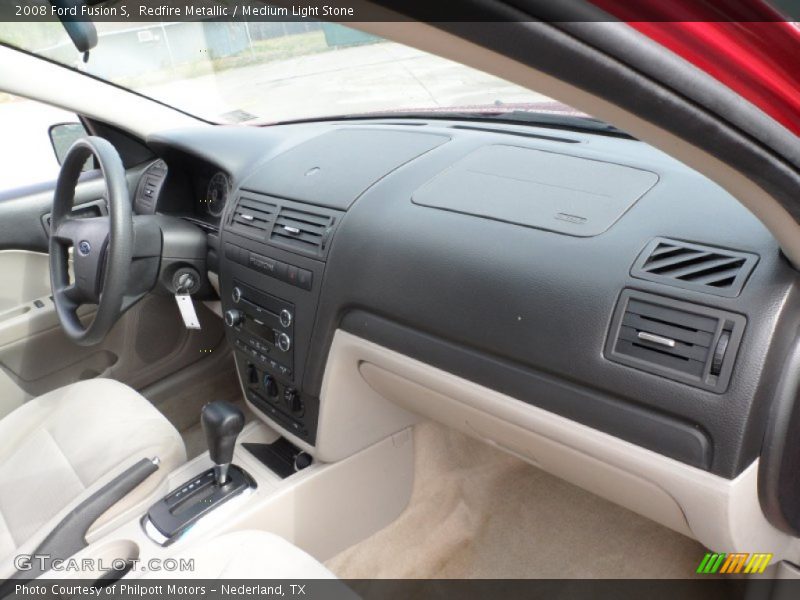 Redfire Metallic / Medium Light Stone 2008 Ford Fusion S
