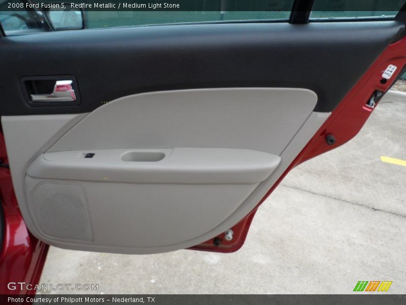 Redfire Metallic / Medium Light Stone 2008 Ford Fusion S