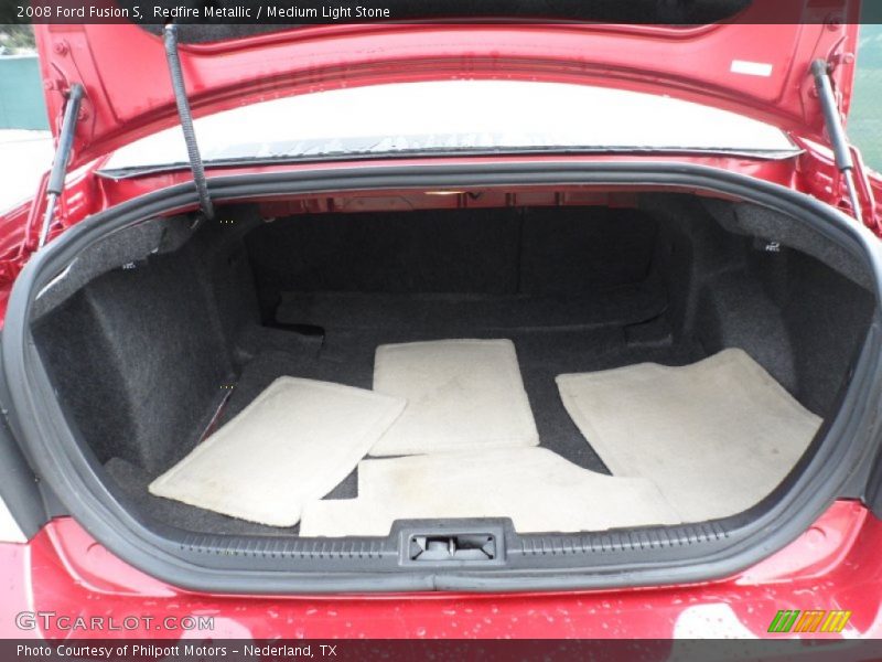 Redfire Metallic / Medium Light Stone 2008 Ford Fusion S