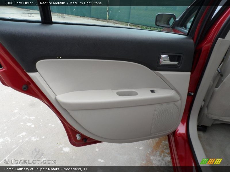 Redfire Metallic / Medium Light Stone 2008 Ford Fusion S