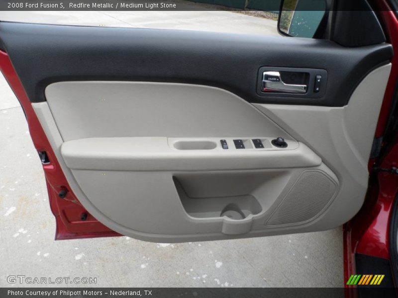 Redfire Metallic / Medium Light Stone 2008 Ford Fusion S